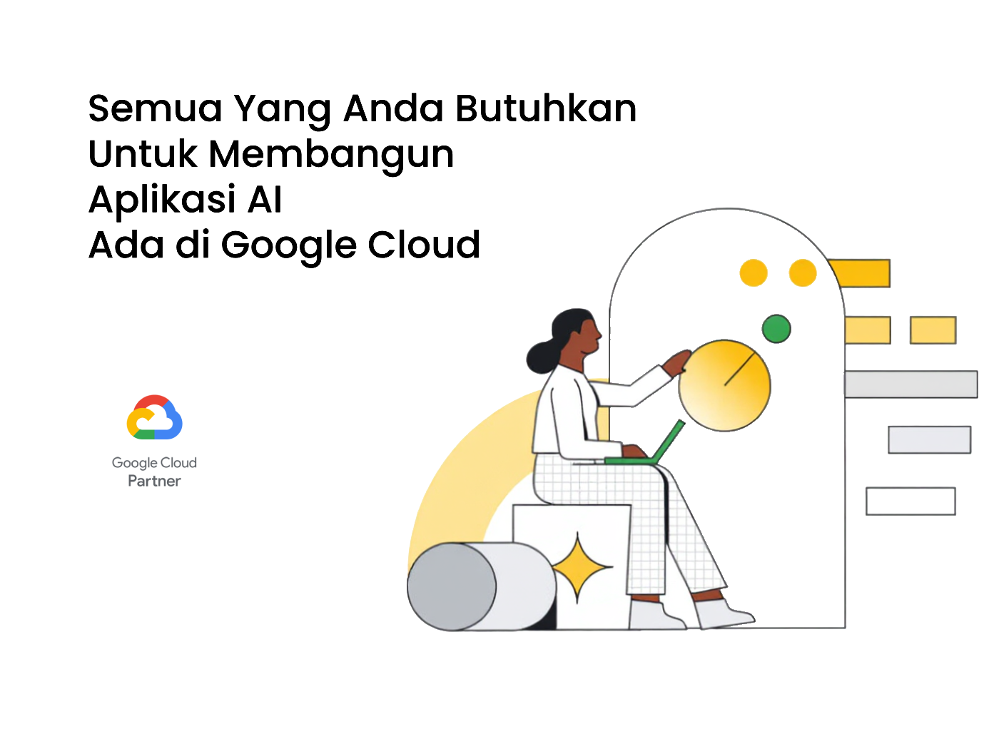 Ilustrasi inovasi dan teknologi AI di Google Cloud yang disediakan oleh nusa.id cloud